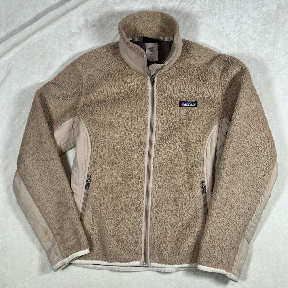 Patagonia Women’s Medium Full Zip Retro Pile Synchilla Retro-X Classic Coat C25